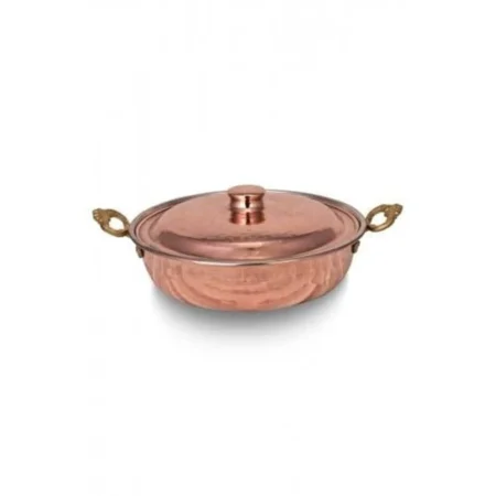 Handgefertigtes Kupfergeschirr — 24 cm · rotes Kupfer