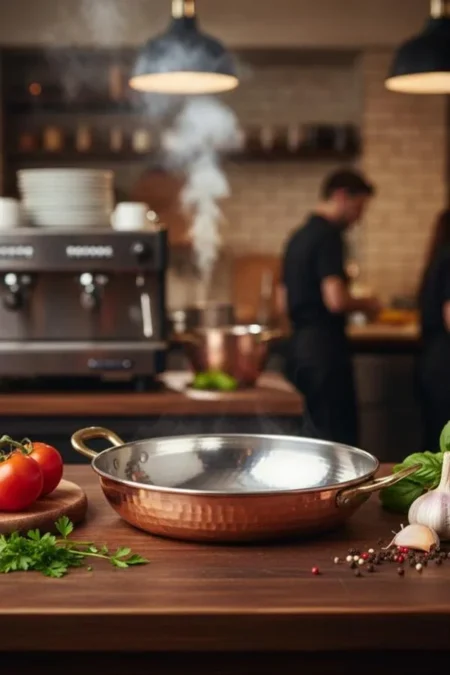 El yapımı bakır tava — Çelebi Tava 3 No 18 Cm Düz Kırmızı — BakırBul