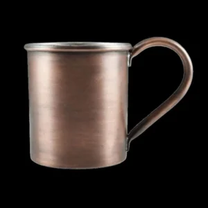 El yapımı bakır bardak — Cup Bardak 1 No Düz 330 Ml Oksit — BakırBul