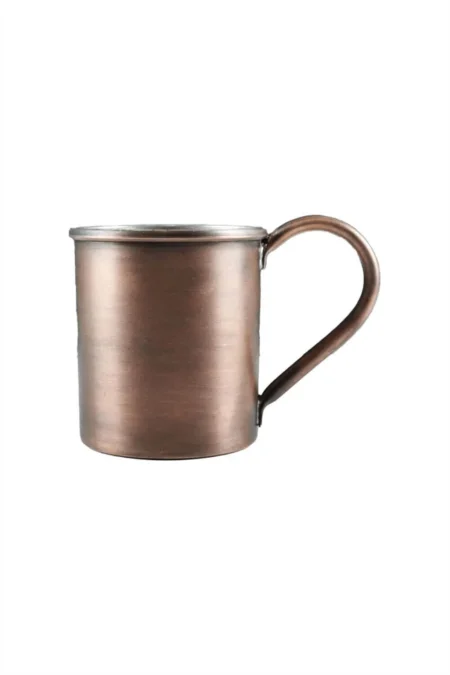El yapımı bakır bardak — Cup Bardak 2 No Düz 450 Ml Oksit — BakırBul