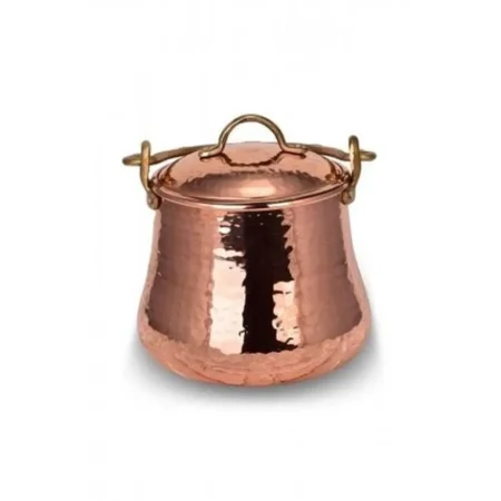 Handmade copper buckets — 13 cm · red copper