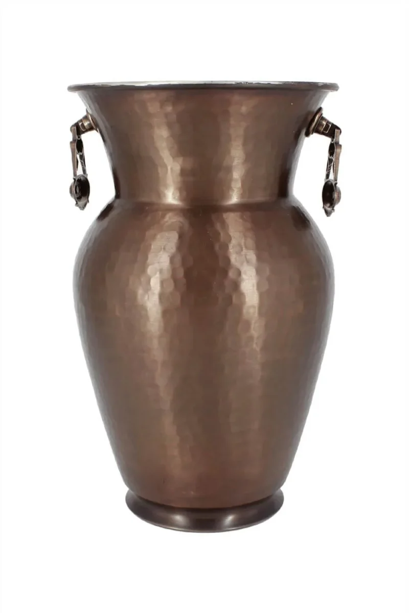 El yapımı bakır vazo — Güldane Vazo El Dövme Oksit — BakırBul