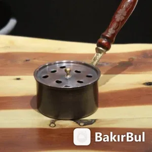 El yapımı bakır tutsu ve buhurdanlik — Klasik Ritüel Gezdirme Tütsülük & Buhurdanlık Oksit — BakırBul