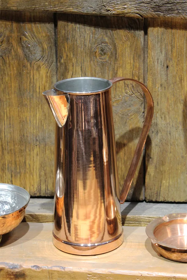 London Sürahi Kırmızı El yapımı bakır sürahi — London Sürahi Kırmızı — detay — BakırBul