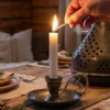 Metal Nostalji Mumluk & El Şamdanı Kendinden İğneli Gümüş El yapımı bakır şamdan — Metal Nostalji Mumluk & El Şamdanı Kendinden İğneli Gümüş — BakırBul