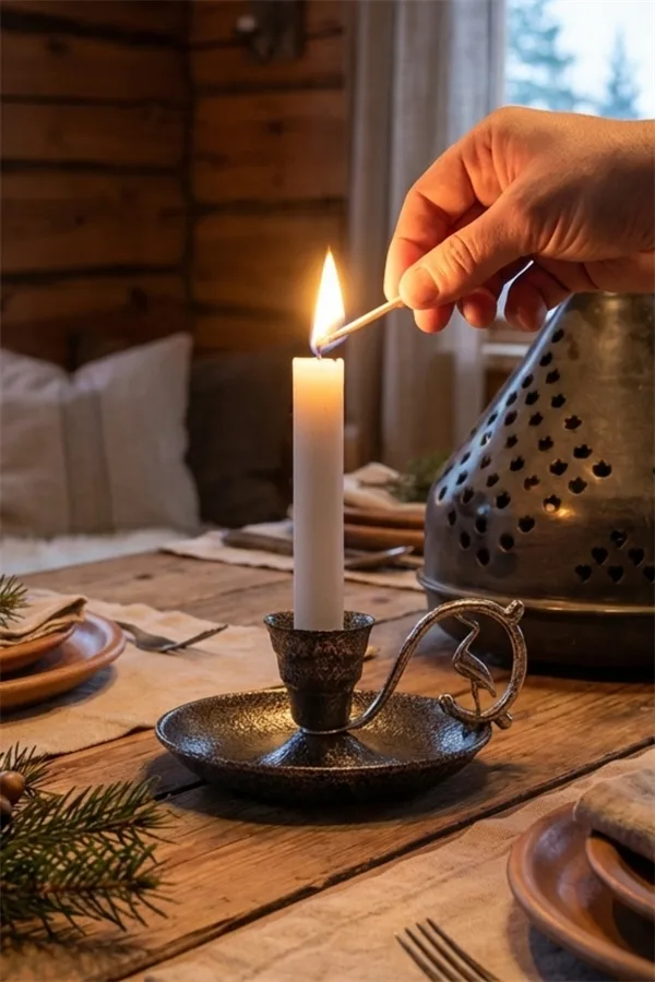 Metal Nostalji Mumluk & El Şamdanı Kendinden İğneli Gümüş El yapımı bakır şamdan — Metal Nostalji Mumluk & El Şamdanı Kendinden İğneli Gümüş — BakırBul