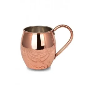 El yapımı bakır bardak — Moscow Mule Bardak Düz 500 Ml Kırmızı — BakırBul