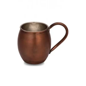 El yapımı bakır bardak — Moscow Mule Bardak Düz 500 Ml Oksit — BakırBul