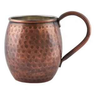 El yapımı bakır bardak — Moscow Mule Bardak El Dövme 500 Ml Oksit — BakırBul