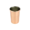 El yapımı bakır bardak — One-Shot Bardak Düz 30 ml Kırmızı — yan görünüm — BakırBul
