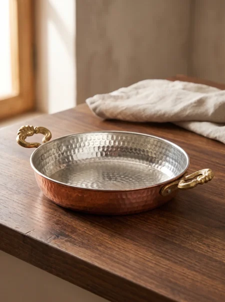 acemli-tava-1-no-14-cm-makine-dovme-kirmizi-bb7557-1-sahne-1 El yapımı bakır tava — Acemli Bakır Tava 1 No 14 cm Makine Dövme Kırmızı — kızartma ve kavurma — BakırBul