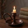 alem-mumluk-sinanay-el-samdani-bakir-kulp-duz-oksit-bb2614-3-sahne-2 El yapımı bakır ürün — Alem Mumluk & Şinanay & El Şamdanı Bakır Kulp Düz Oksit — akşam sofrası ve dekorasyon — BakırBul