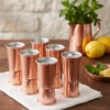 shot-bakir-bardak-duz-40-ml-6li-takim-kirmizi-bb0473-61-sahne-1 El yapımı bakır bardak — Shot Bakır Bardak Düz 40 ml 6'lı Takım Kırmızı — soğuk içecek servisi — BakırBul