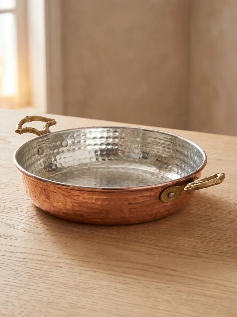 soylu-tava-2-no-16-cm-ince-kirmizi-bb7603-1-sahne-1 El yapımı bakır tava — Soylu Bakır Tava 2 No 16 cm İnce Kırmızı — kızartma ve kavurma — BakırBul