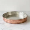 sultani-yuvarlak-firin-tepsisi-16-cm-el-dovme-kirmizi-bb4855-1-sahne-1 El yapımı bakır tepsi — Bakır Sultani Yuvarlak Fırın Tepsisi 16 cm El Dövme Kırmızı — fırında pişirme ve servis — BakırBul