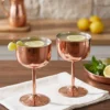 vino-bakir-kadeh-2-no-duz-400-ml-2li-takim-kirmizi-bb0457-21-sahne-1 El yapımı bakır kadeh — Vino Bakır Kadeh 2 No Düz 400 ml 2'li Takım Kırmızı — soğuk içecek ve şerbet servisi — BakırBul
