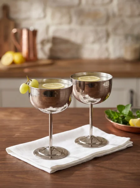 vino-bakir-kadeh-2-no-duz-400-ml-2li-takim-nikel-bb0457-22-sahne-1 El yapımı bakır kadeh — Vino Bakır Kadeh 2 No Düz 400 ml 2'li Takım Nikel — soğuk içecek ve şerbet servisi — BakırBul
