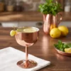 vino-kadeh-2-no-duz-400-ml-kirmizi-bb0457-1-sahne-1 El yapımı bakır kadeh — Vino Bakır Kadeh 2 No Düz 400 ml Kırmızı — soğuk içecek ve şerbet servisi — BakırBul