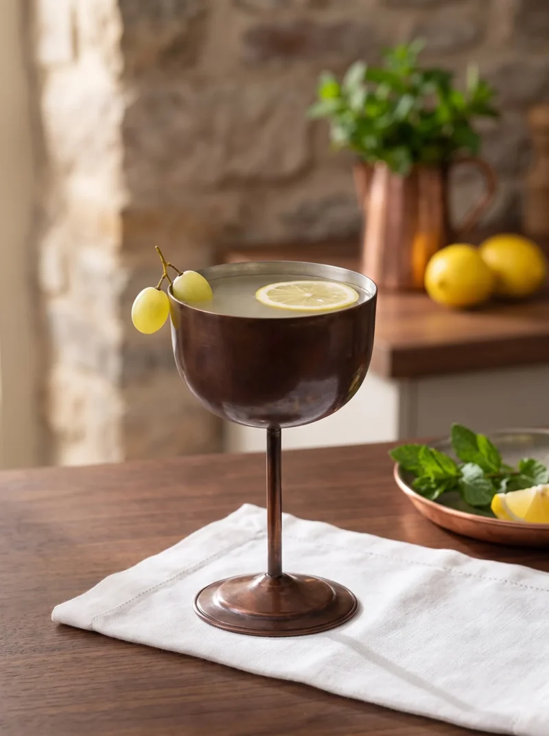 vino-kadeh-2-no-duz-400-ml-oksit-bb0457-3-sahne-1 El yapımı bakır kadeh — Vino Bakır Kadeh 2 No Düz 400 ml Oksit — soğuk içecek ve şerbet servisi — BakırBul