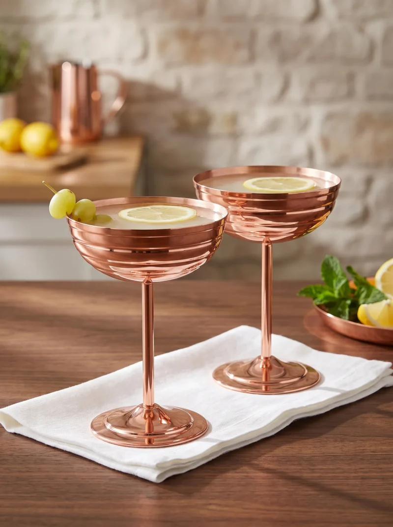 zo-martini-bakir-kadeh-duz-250-ml-2li-kirmizi-bb0483-21-sahne-1 El yapımı bakır kadeh — Zo-Martini Bakır Kadeh Düz 250 ml 2'li Kırmızı — soğuk içecek ve şerbet servisi — BakırBul